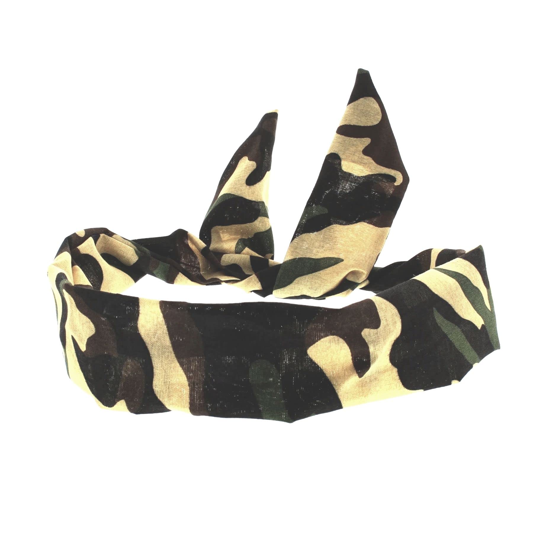 Topkids Women's Fashion Headbands - Wire Headbands for Hair Accessories, Camouflage