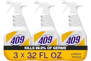 Formula 409 Multi-Surface Cleaner, Spray Bottle, Lemon Fresh, 32 Fluid Ounces, Pack of 3