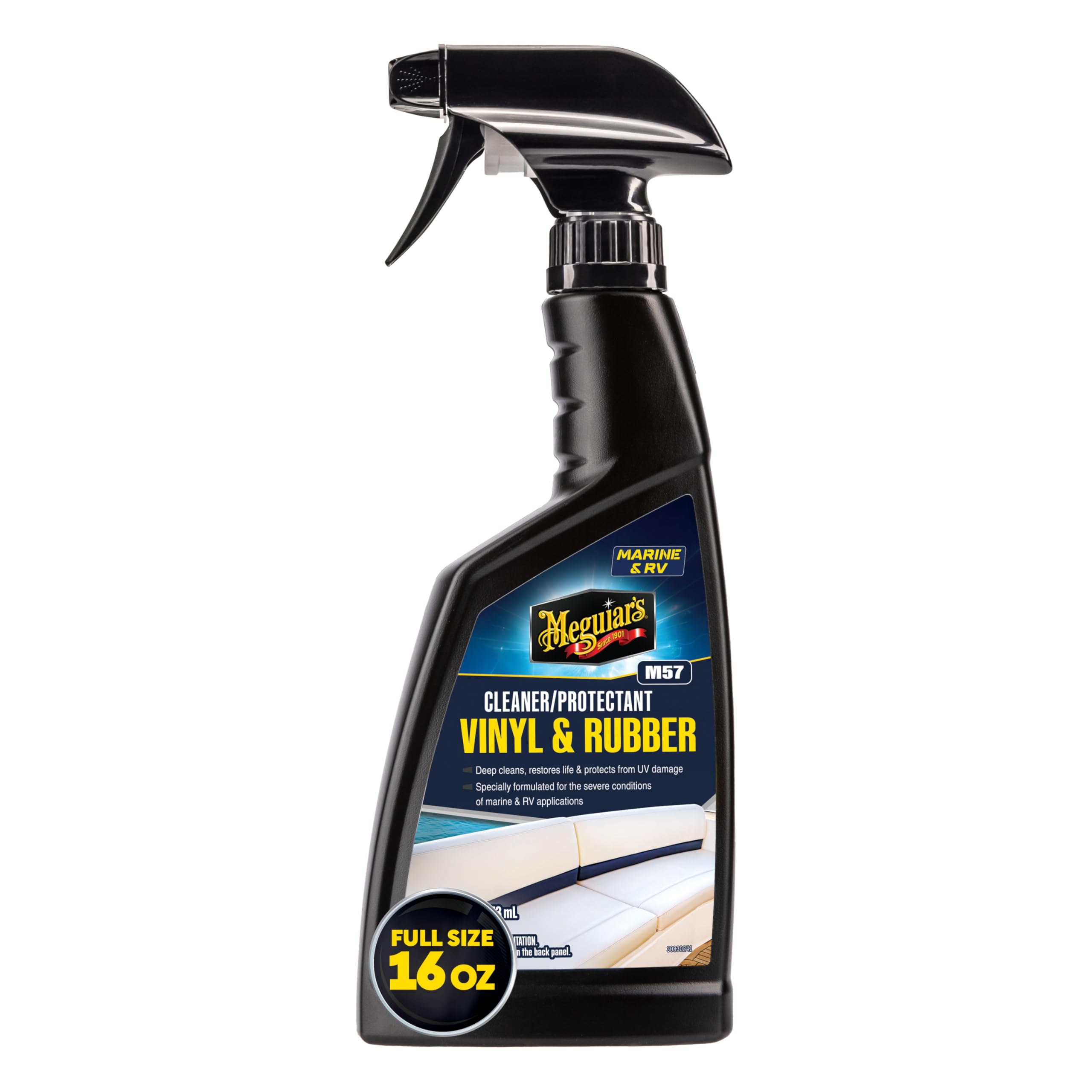 Meguiar's Marine RV 57 Boat Vinyl and Rubber Cleaner and Protectant M5716 473ml