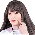 TEYVIYI Silicone Female Mask with Makeup Realistic Full Head Face Mask for Crossdresser Cosplay Halloween