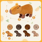 OUOZZZ 15 Inch Capybara Plush Family Set Mother with 4 Babies Inside view 2