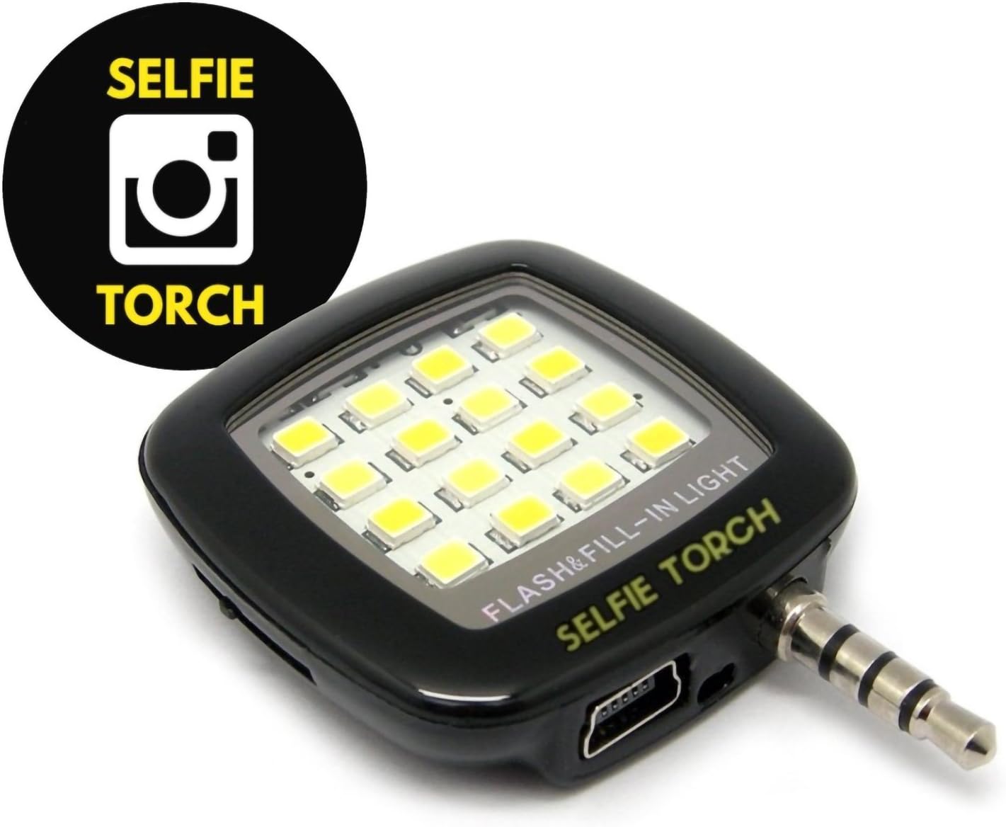Selfie Light Torch Cell Phone Flash LED Mini Spotlight Ring FillIn
