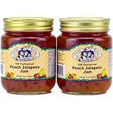 Amish Wedding Peach Jalapeno Jam 9oz (Pack of 2)