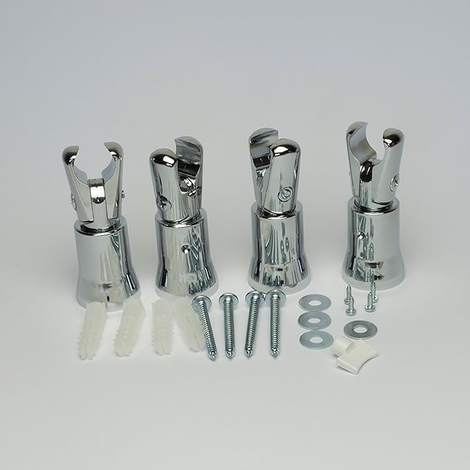 20mm Clamp UNIVERSAL brackets Heated towel RAIL radiator Flat Or Curved