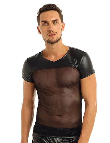 playera transparente hombre