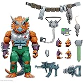 Super7 ULTIMATES! Teenage Mutant Ninja Turtles Triceraton - 8" TMNT Action Figure with Accessories Classic Cartoon Collectibles