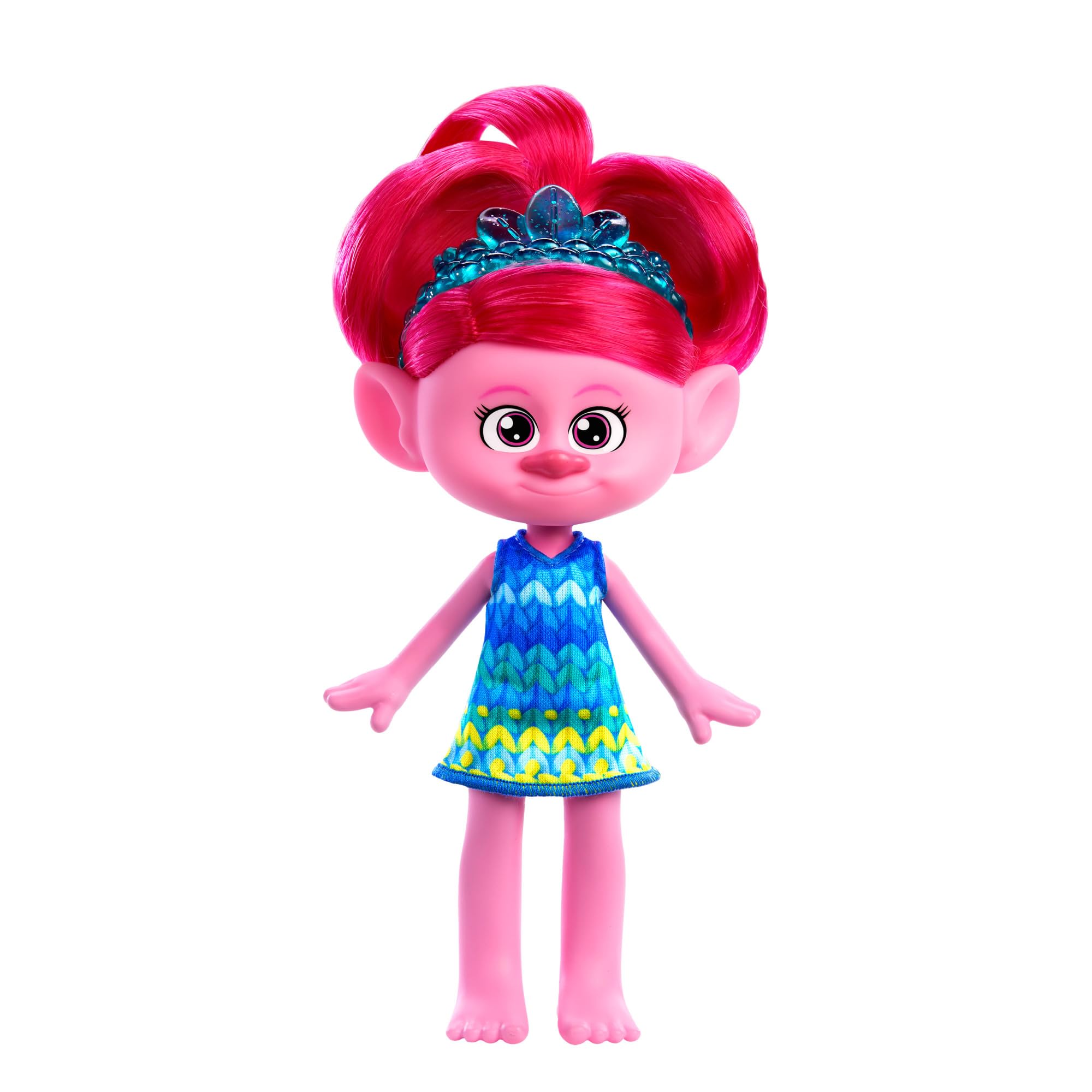 ​DreamWorks Trolls Band Together Trendsettin’ Fashion Doll, Queen Poppy with Vibrant Hair & Accessory, Toys Inspired by the Movie, HNF13