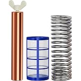 Troxlly Pool Ionizer Copper Replacement Kit - Replacement Copper Anodes 4.13 x 0.71 Inch Universal Fit for Solar Ionizer, Complete Set with All Accessories