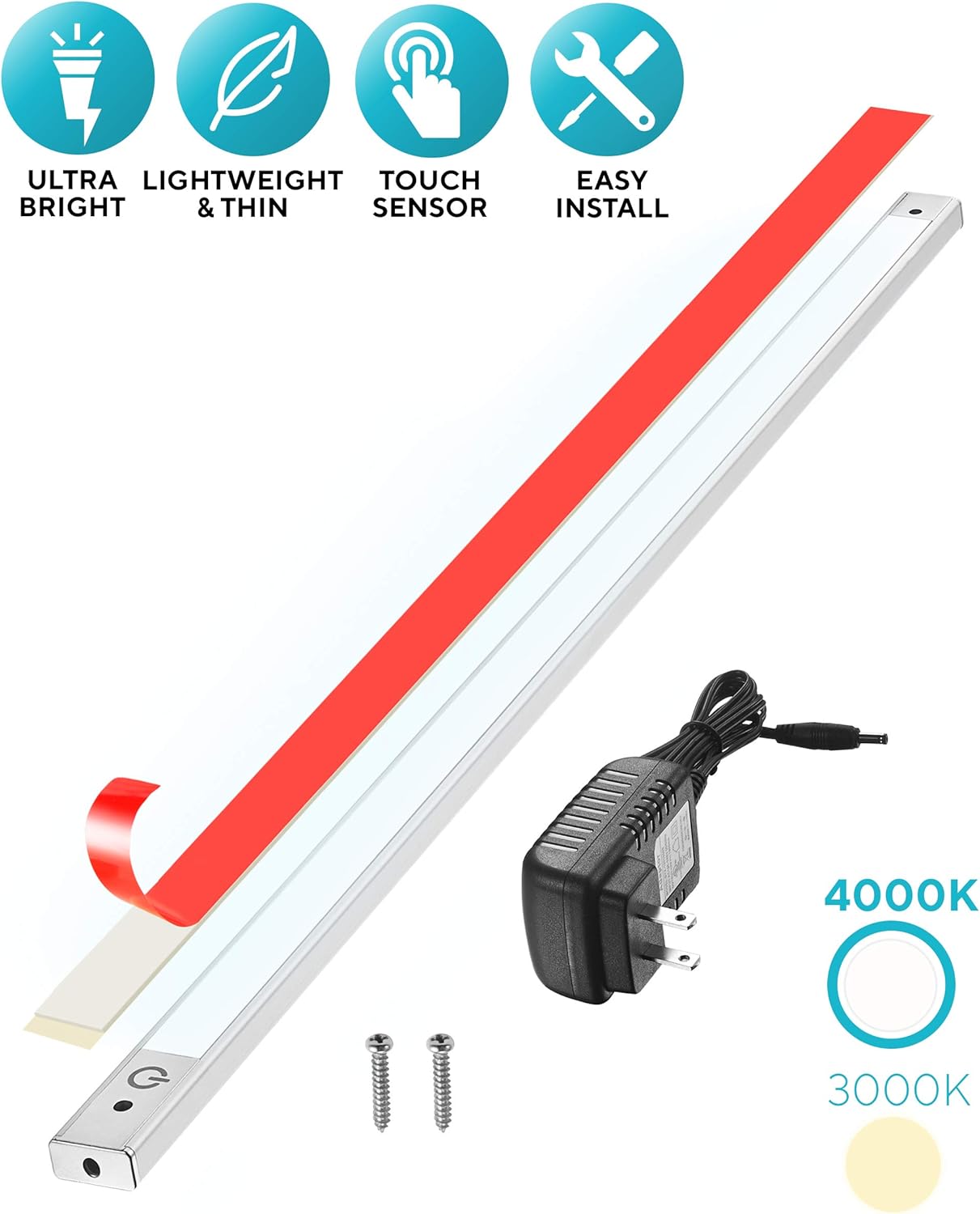 24 Inch Under Lighting 4000K Under Counter Lighting and Under