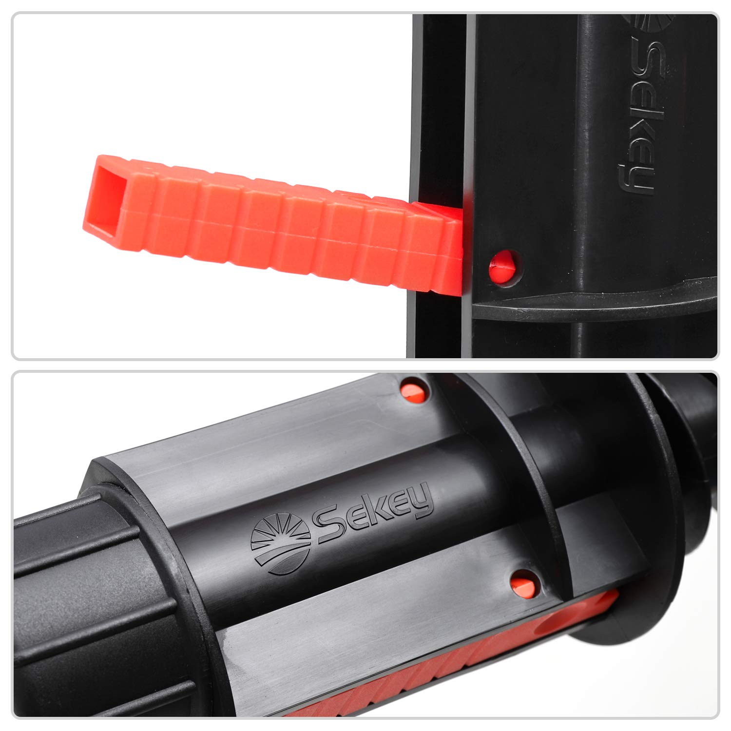 BESTonZON 2 Picchetti A Vite Per Ombrellone Da Spiaggia: Base Antivento In Plastica ABS Per Sabbia, Fino A 50 MPH - 3