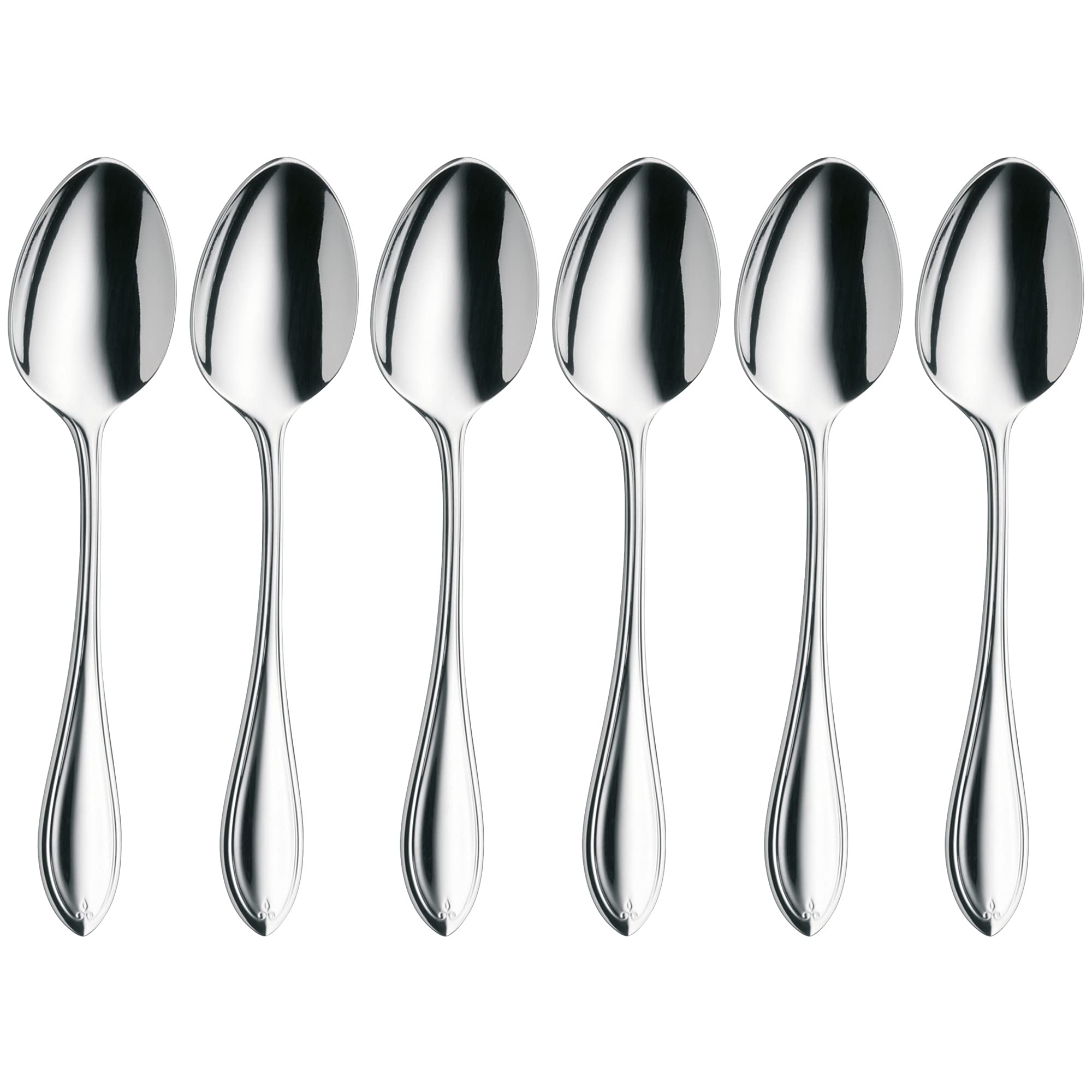 WMF Premiere Cromargan Protect Espresso Spoons, Silver, Set of 6