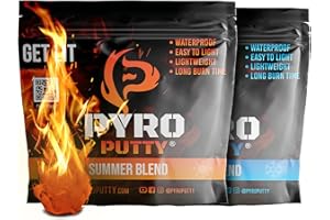 Phone Skope Pyro Putty: Waterproof Survival Fire Starter for Emergency Preparedness, Fire Starters for Campfires - Survival Gear and Supplies