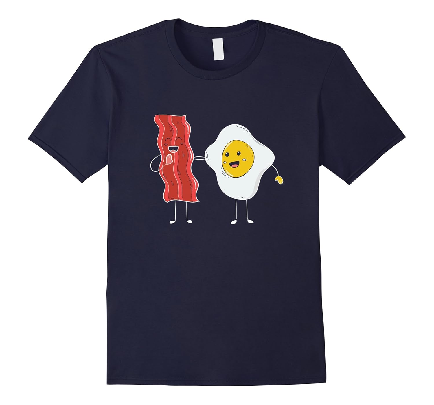 Bacon And Eggs Breakfast T-Shirt-Rose