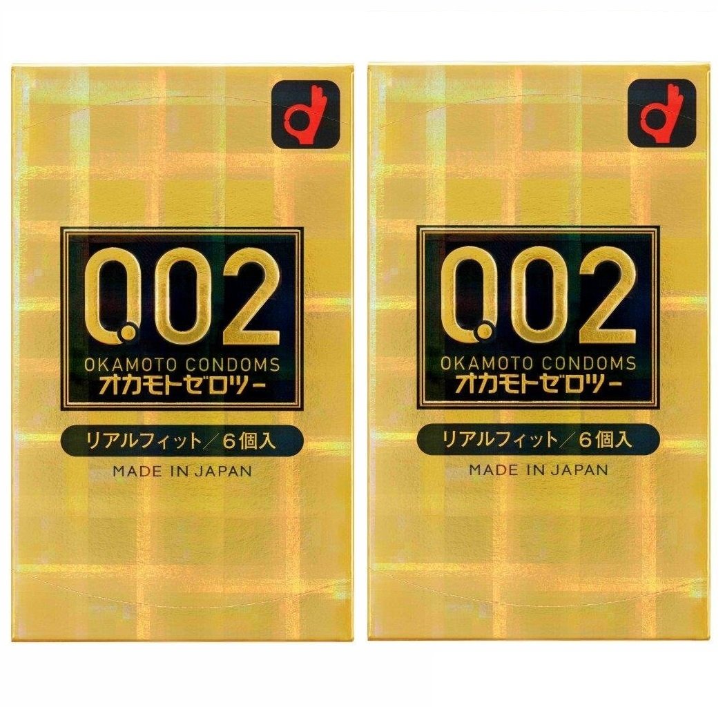 オカモト ゼロツー 0.02ミリ リアルフィット 6個入り×2セット商品画像