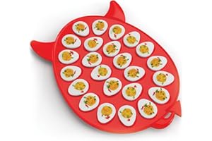 Pund'it BeDeviled Egg Plate, 24 Cup Deviled Egg Platter
