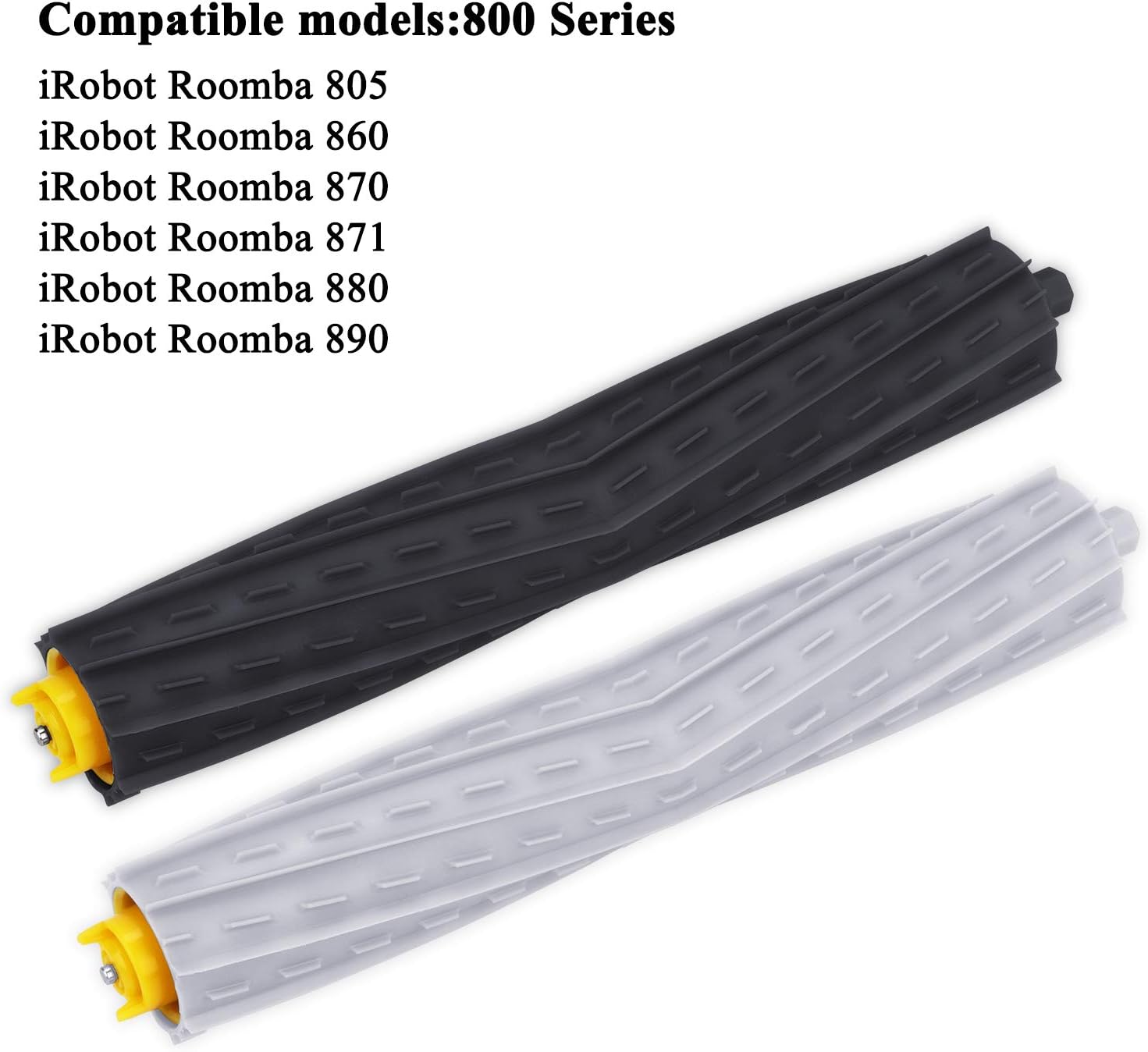 ActFaith Accessories for iRobot Roomba 800 900 Series 850 860 861 866 870 880 890 960 980 Robot Vacuum Cleaner Replacement Parts Include 1 Set Roller & 6 Hepa Filter & 6 Side Brushes -