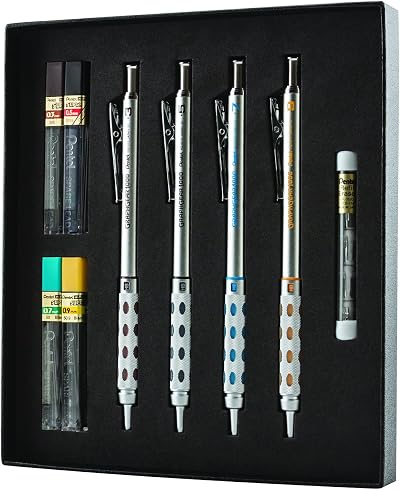 Pentel GraphGear 1000 Premium Mechanical Pencil Set PG805