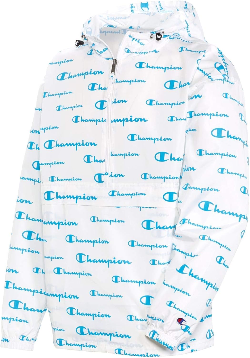 Champion Men's Packable Jacket-AOP, Solid at  Men’s Clothing store