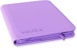 Vault X Exo Tec Zip Binder 9 Pocket 360 Cards Purple view 3