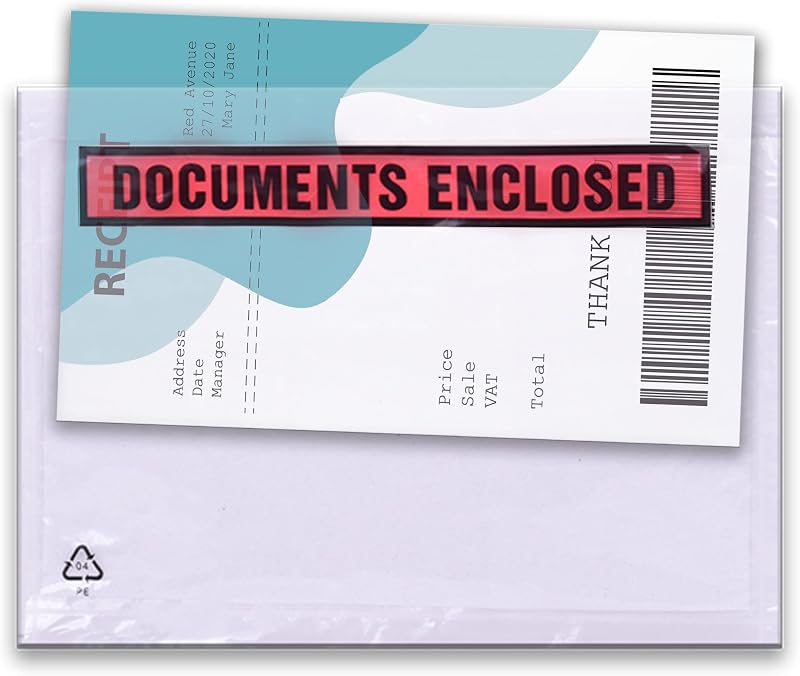 Triplast 100 x A6 Printed Documents Enclosed Wallets 158 x 110 mm