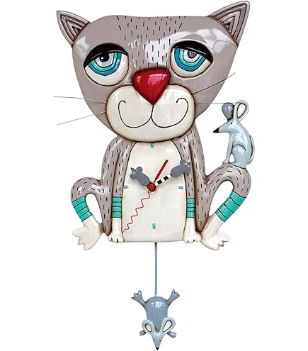 Pretty Kitty Clock　アレンデザイン壁掛け時計 Pretty Kitty Clock – Allen Designs Studio