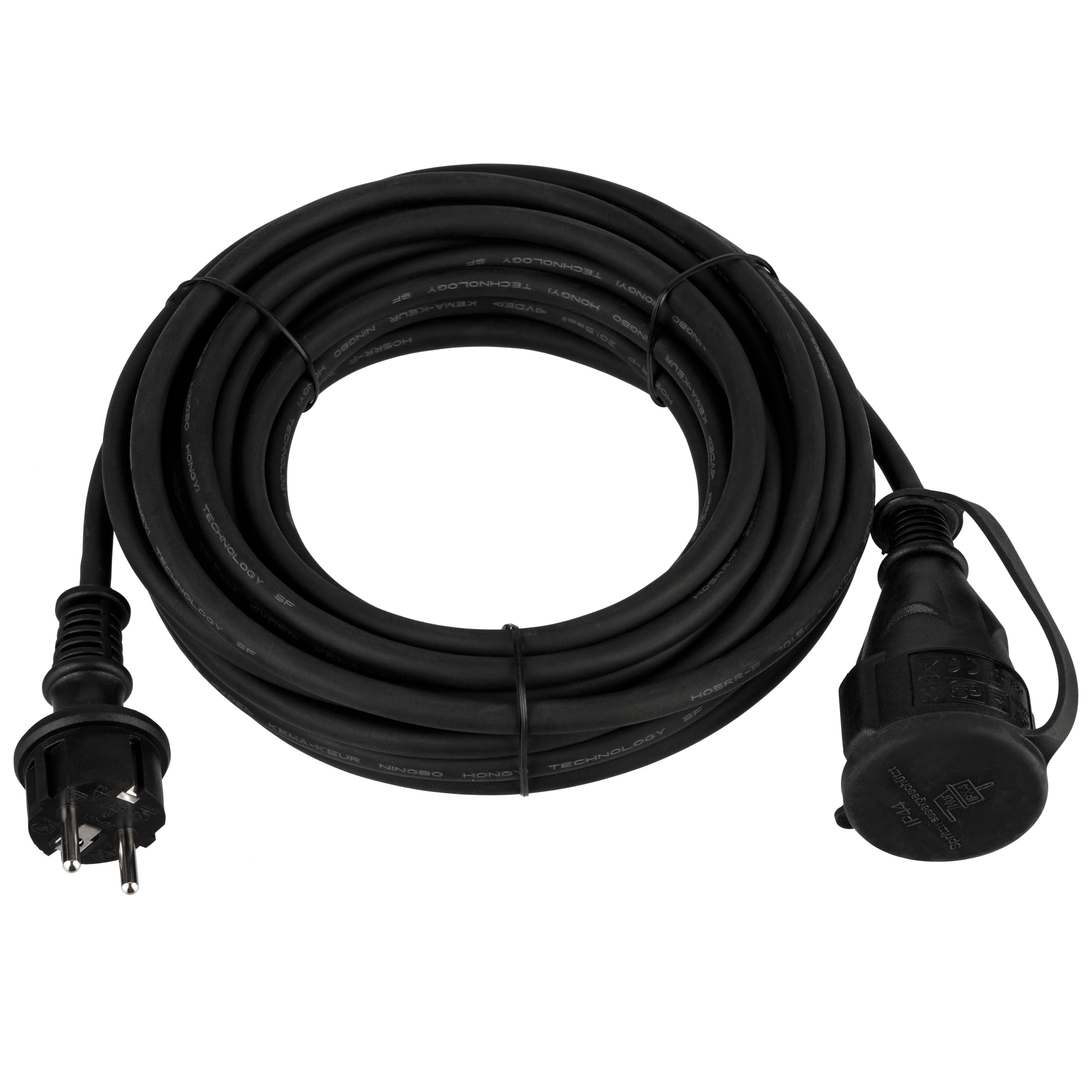 REV 65109 Extension Lead, black, 65109 3500 wattsW, 230 voltsV