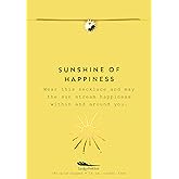 Lucky Feather Sun Necklace - Wear this neckalce and may the sun stream happiness within and around you.