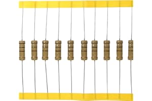 MERICDA (Pack of 20) 3W 10R 10 Ohm 5% Carbon Film Resistor