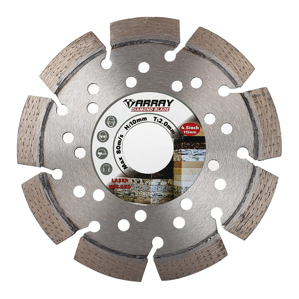 115mm Laser Welded Diamond Cutting Disc Concrete Diamond Blade for Concrete Brick Block and Masonry Cutting