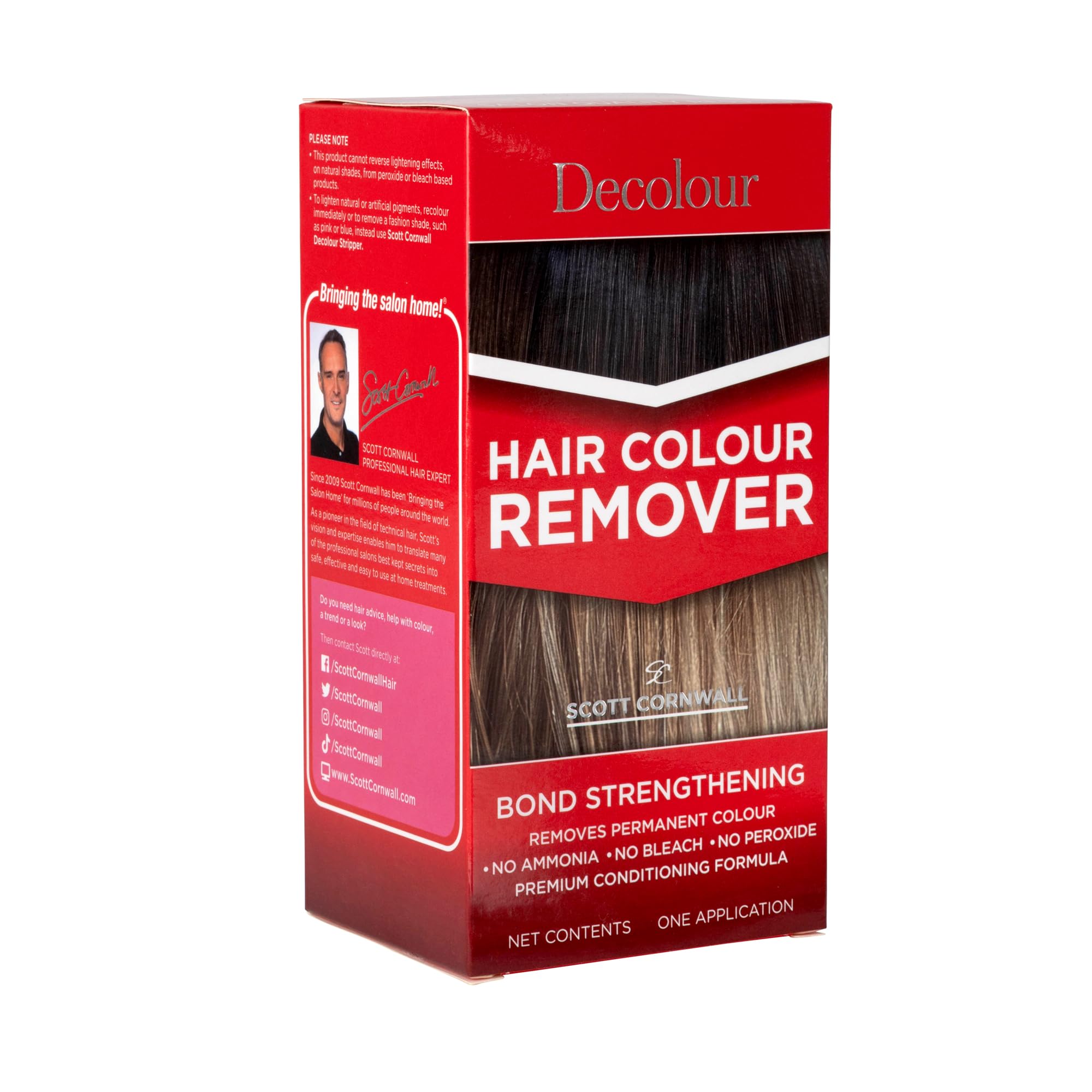 Scott Cornwall Decolour Hair Colour Remover For Dyed Hair Removes Unwanted Permanent Hair Colour