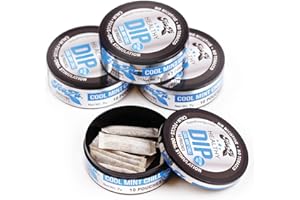 Teaza Herbal Energy Pouches, Tobacco Alternative Nicotine Free, Smokeless Alternative Snuff and Healthy Dip, Caffeine Free Tobacco Free Chew Premium Crisp Minty Flavor - Cool Mint Chill (4 Pack)