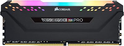 Corsair Vengeance RGB Pro 32GB (4x8GB) DDR4 3600 Black Desktop Memory