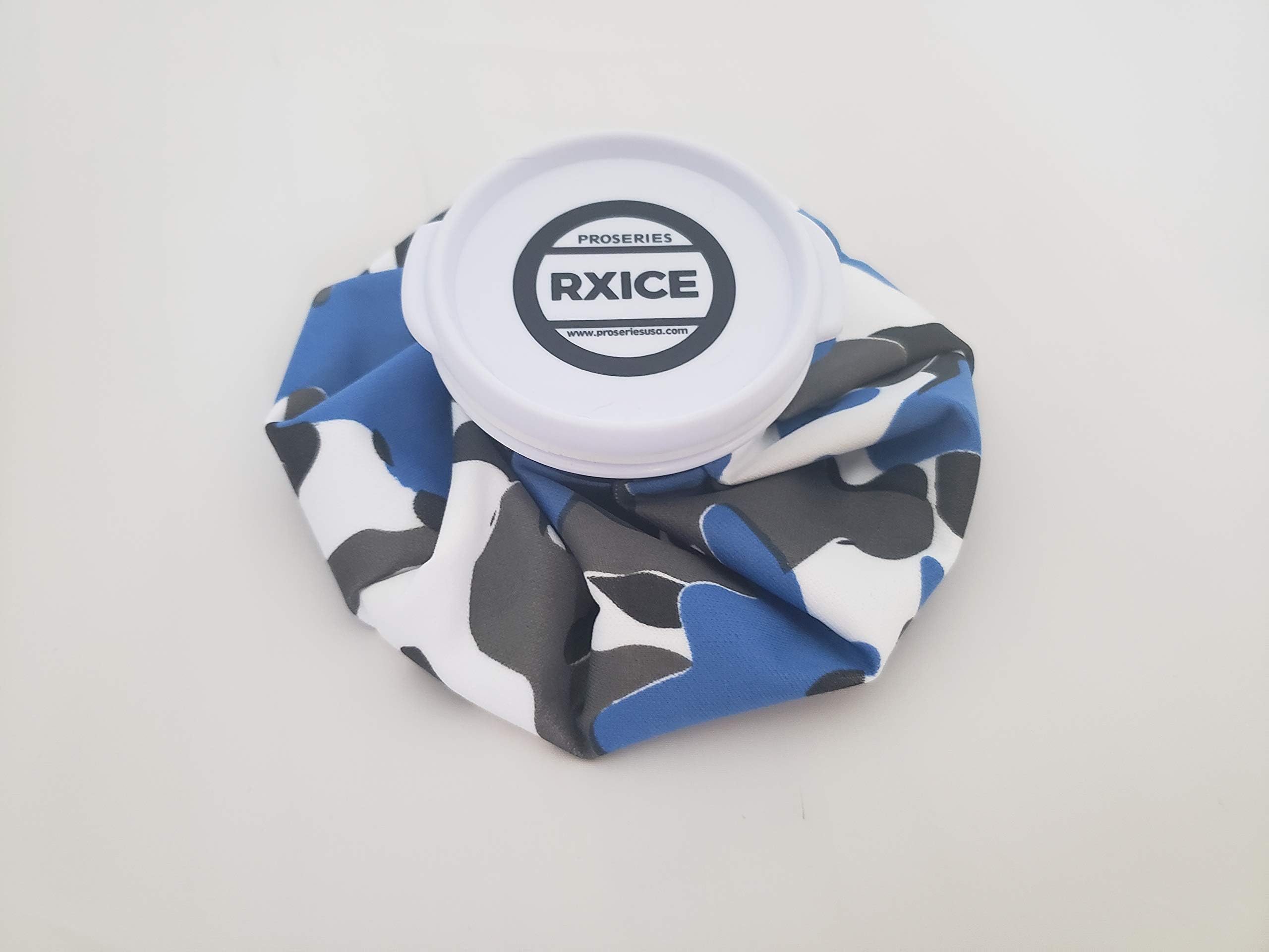 6" Small Reusable Ice Bag - Hot and Cold Therapy - Camo (Blue Camo)