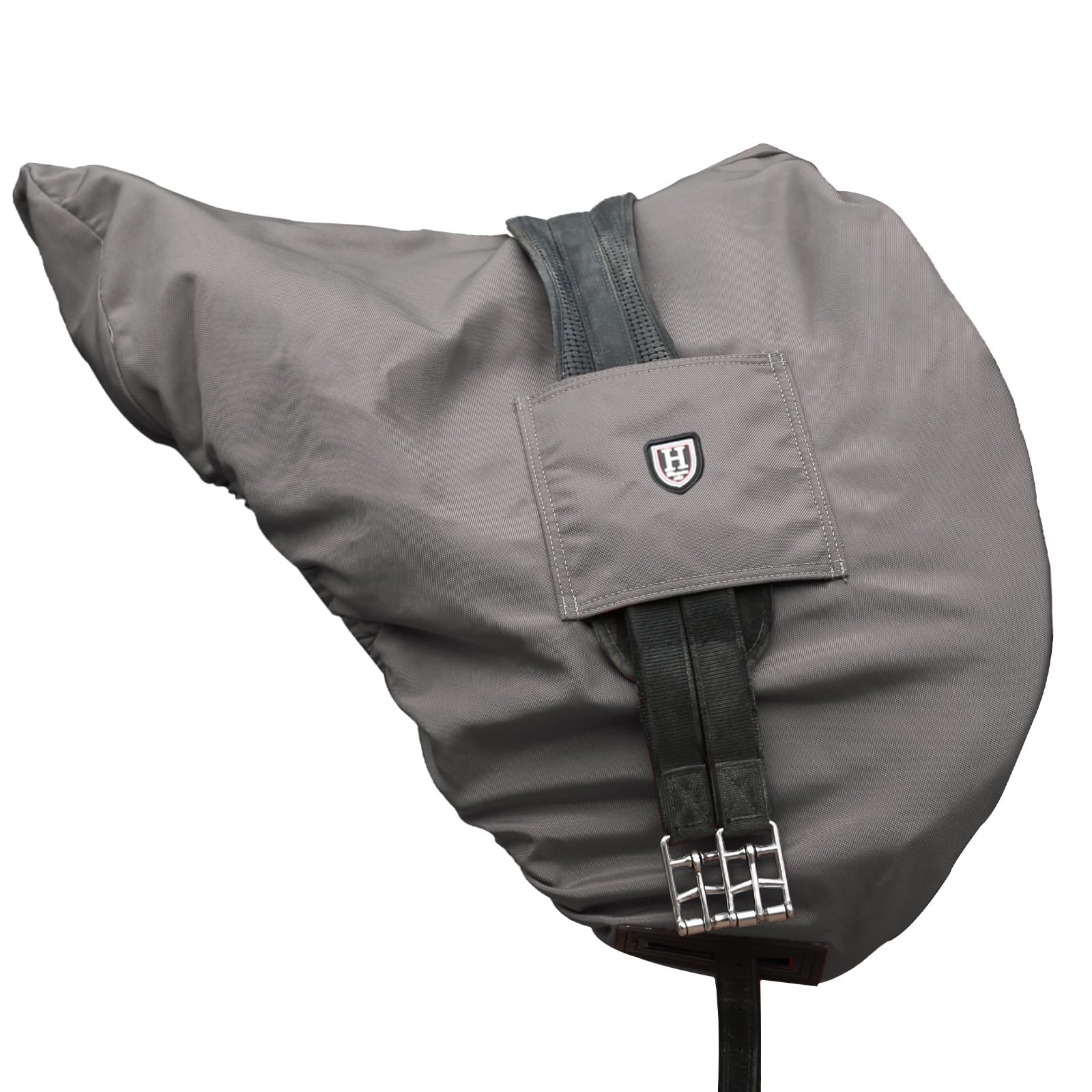 Harrison Howard Premium Waterproof/Breathable Fleece-Lined Long-lasting Outer Damage Protection Saddle Cover for Dressage Mars