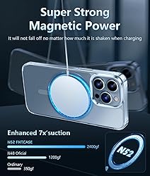FNTCASE for iPhone 12 Pro-Max Case: Strong Magnetic