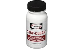 Harris SCPF4 Stay Clean Paste Soldering Flux, 4 oz. Jar