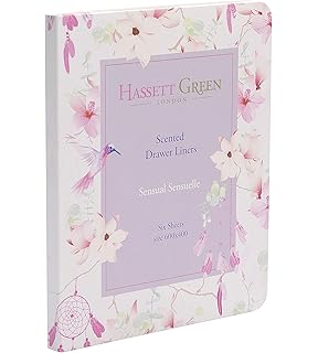 Hassett Green London Scented Drawer Liners Hearts Roses