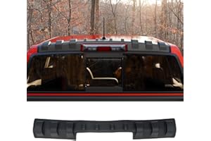 Kingna Truck Cap Roof Protector Compatible with 2023-2026 Chevrolet Colorado and GMC Canyon UV All Weather Rear Roof Spoiler Guard Shield for 2025 Chevy Colorado Accessories