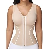 SHAPSHE Waist Trainer Corset for Women Tummy Control Workout Sport Girdle Hourglass Cincher Body Shaper Postpartum with Bra