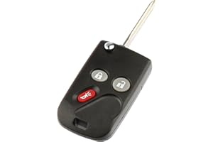 Flip Key Fob Keyless Entry Remote fits 2003-2006 Chevy Avalanche Equinox Silverado SSR Suburban Tahoe / GMC Sierra Yukon / Hu