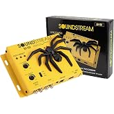 SoundStream BX-10A Bass Restoration Processor with Parametric Bass Equalizer, Digital Bass Processor for Car Audio, Balanced Inputs &amp; Dash Mount Remote Control - Yellow