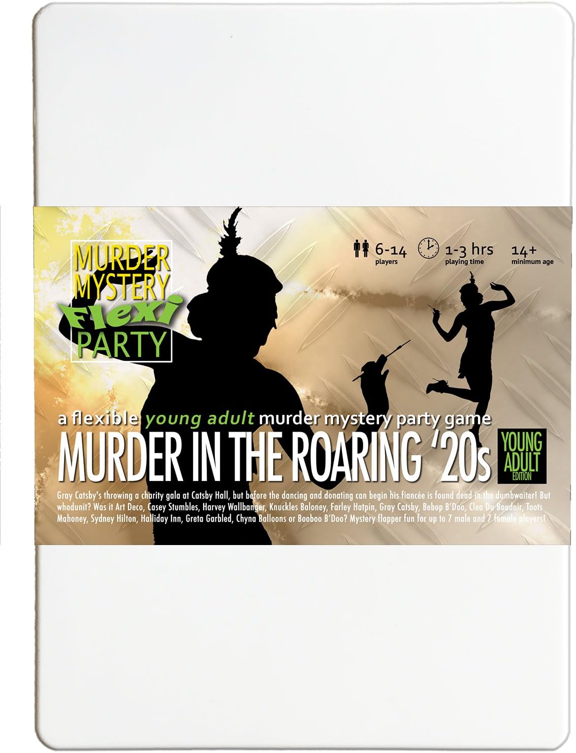 Murder Mystery Flexi Party Murder in the Roaring 20s Young Adult 6-14 Player