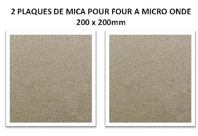 Juego de 2 placas de mica para horno de micro onda - 200 x ...