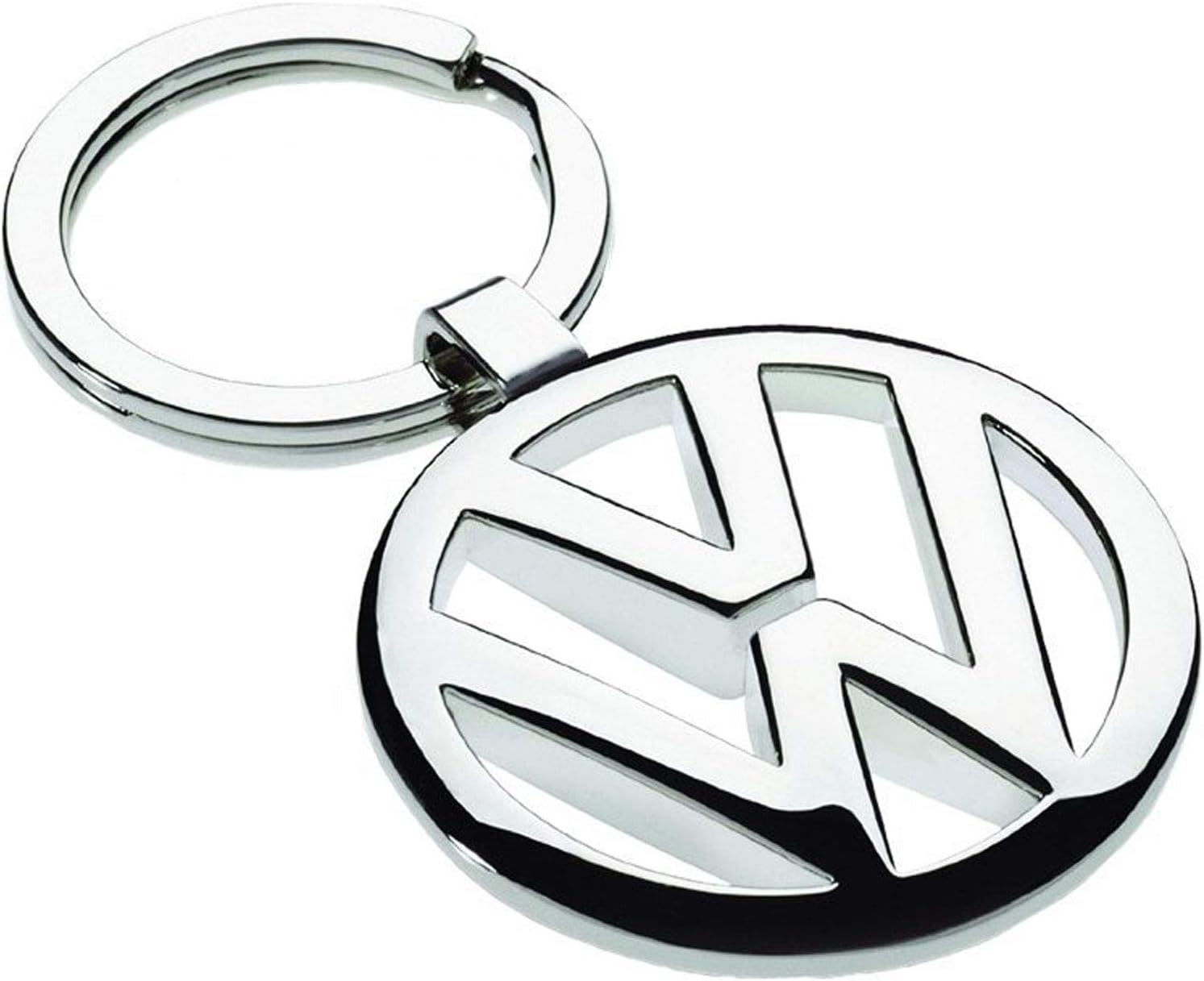 iTech ® Volkswagen VW Chrome Metal Car Logo Keyring Key Fob Keychain