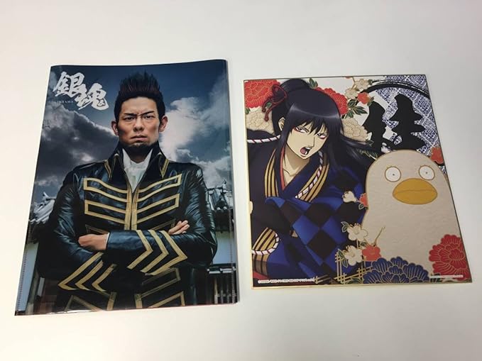 Amazon 銀魂 映画館限定オリジナルグッズ トリプルファイル真選組 桂小太郎 色紙セット アニメ 萌えグッズ 通販