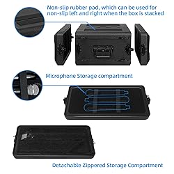 ECGOIOE 4U Rack Case Shallow