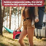 General Medi 160 Piece Premium First Aid Kit Red with Ice Pack & Emergency view 8