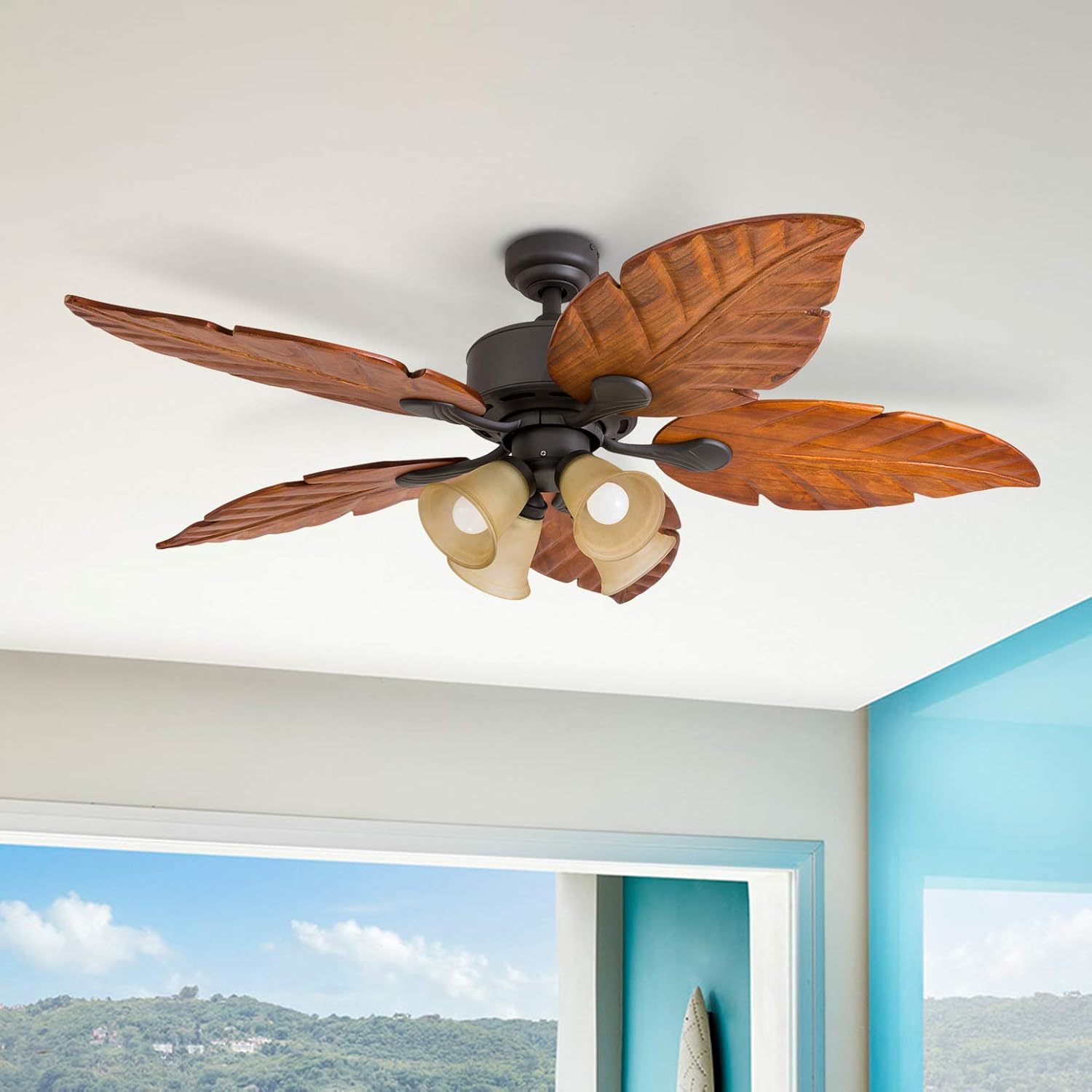 Prominence Home 41301 Bali Breeze Ceiling Fan With Remote Control