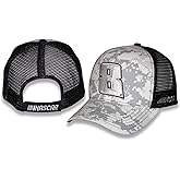 Checkered Flag Sports Kyle Busch #8 NASCAR 2025 Digital Camo Gray Racing Trucker Mesh Hat