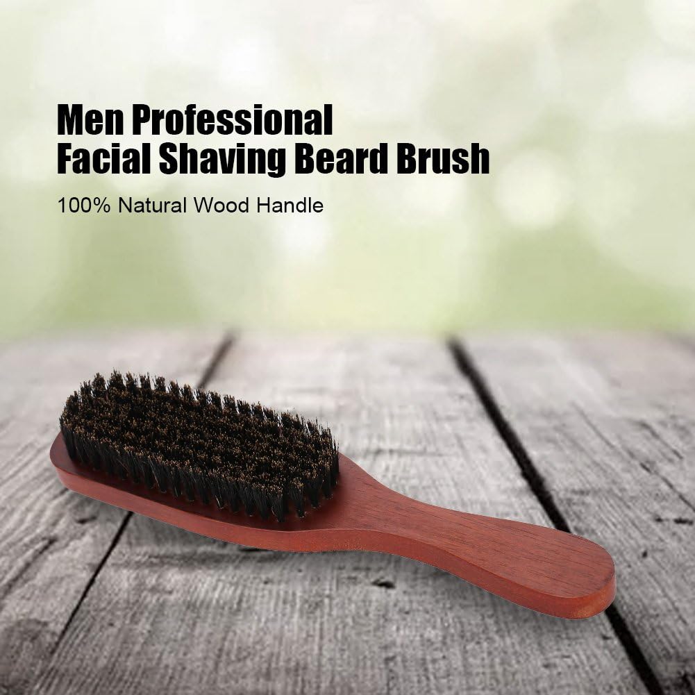 Men's Solid wood Beard Brush - Image 3